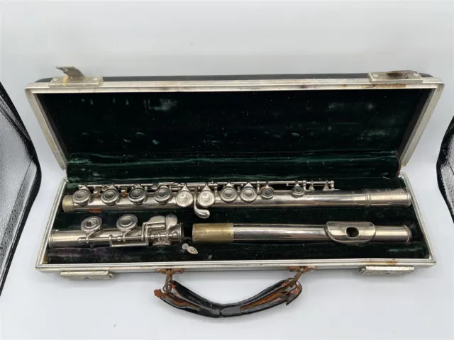 Vintage Artley 18-0 Silver Plate Flute Nogales Arizona S/N: 351767