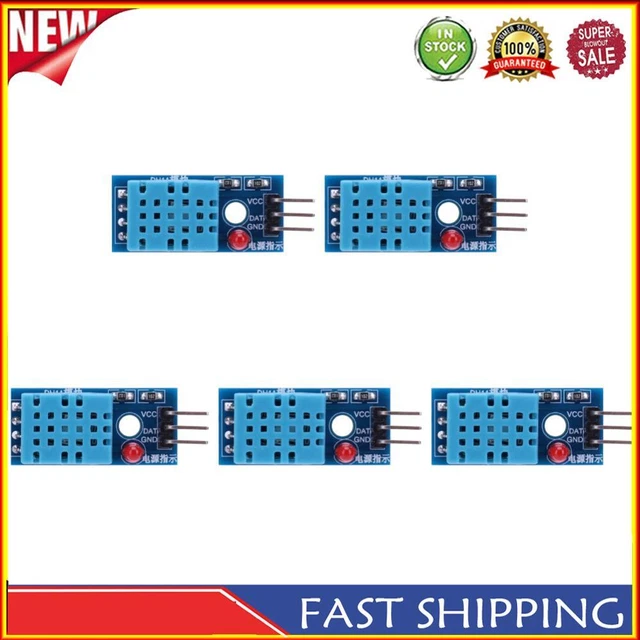 3.3V-5V DHT11 SENSOR Module DHT11 Digital Moisture Sensor 3-Wire-Ultra ...