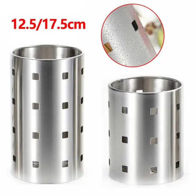 Kitchen conical tableware holder stainless steel square hole chopsticks holder