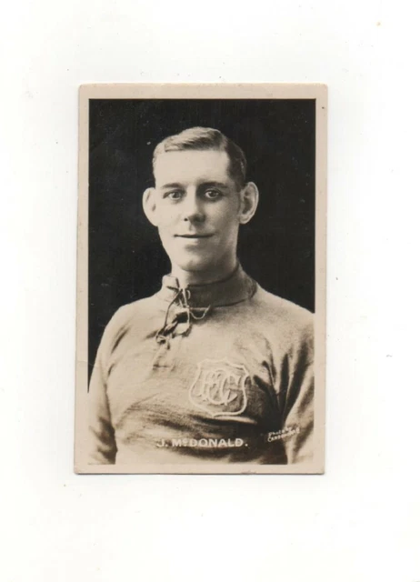 D C Thompson Adventure-Footballers  Signed Real Photos c1930 McDonald Everton