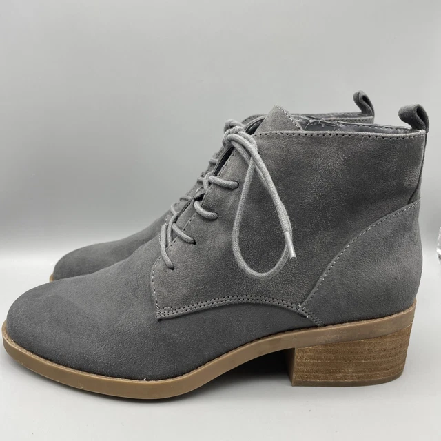 Carlos By Carlos Santana Boots Women’s Size 10 M Gray Macey Lace Up