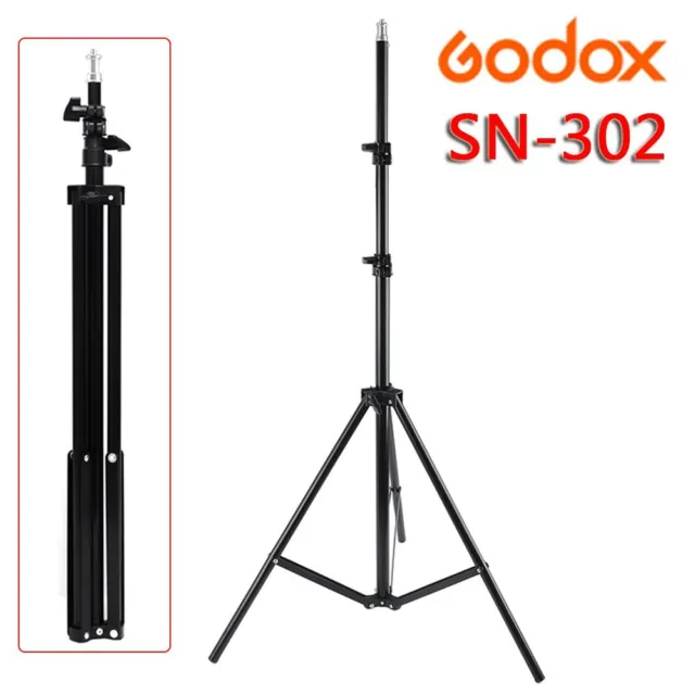 Godox SN-302 Studio Flash Light Stand Pied lumière Support Trépied Bracket