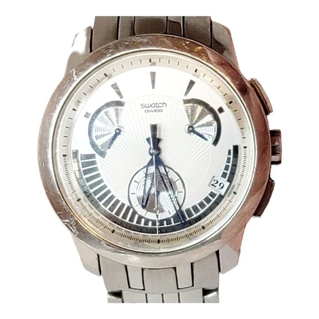 スウォッチ レトログラード YRS400G DARK STEEL DARK STEEL - YRS400G - Swatch® Official Store