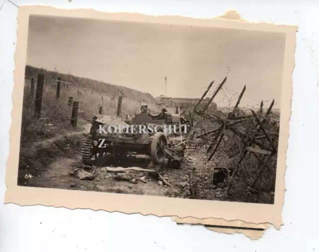 d16 - Frankreich 40 Maginot Linie Sperre zerst. Panzer Tank Sturmgeschütz SDkfz