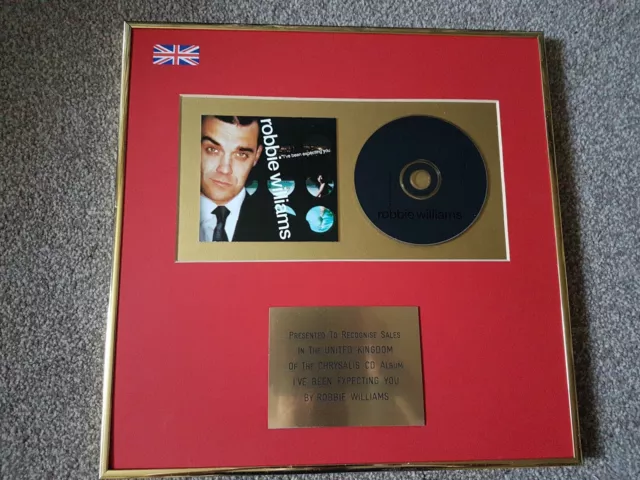 Robbie Williams I've been expecting you Sales Award Uk