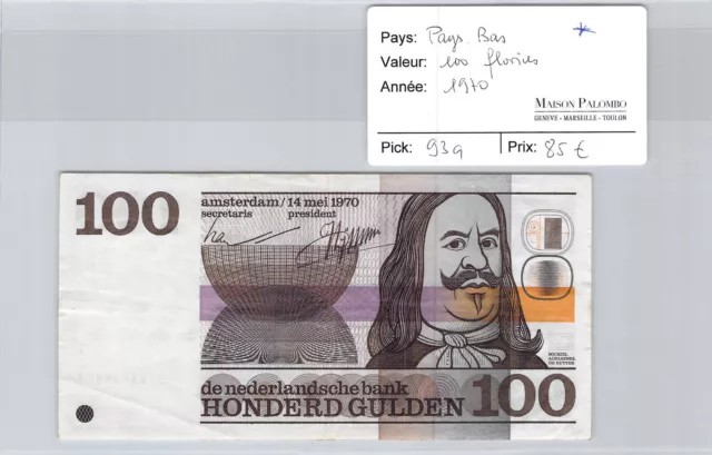 Pays Down 100 Guilders 1970 - Pick 93 - A