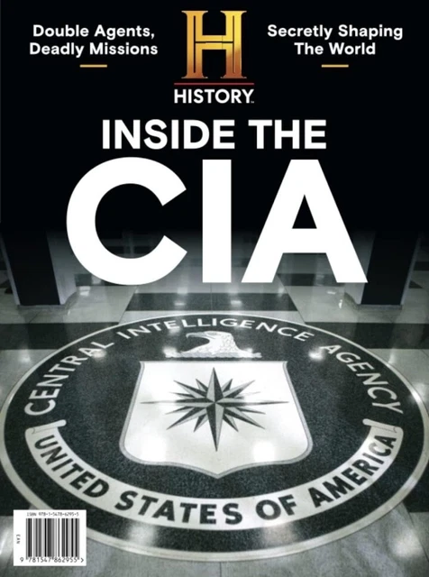 INSIDE THE CIA- History Magazine- September 2023 £10.65 - PicClick UK