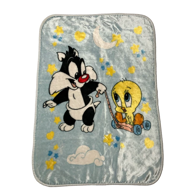 Sonnette Vélo Looney Tunes Tweety & Sylvester – Bleu/jaune, Design Fun, Facile à Fixer