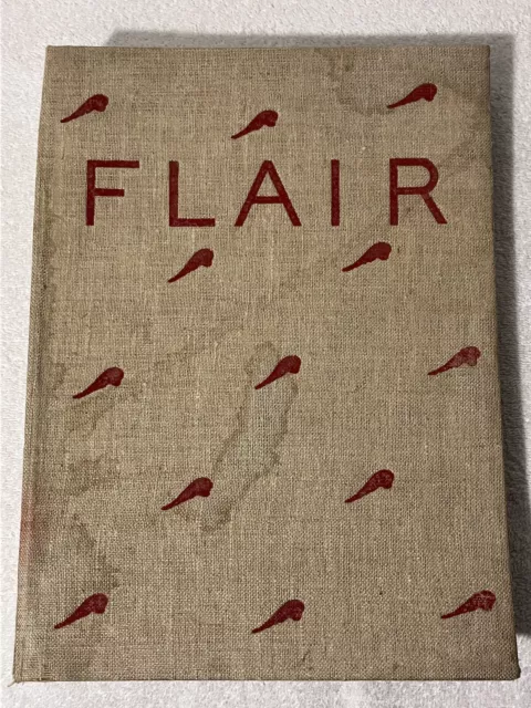 Vintage FLAIR MAGAZINE 6 ISSUES BOUND Aug-Dec 1950 & Jan 1951; Branded Binding Vintage FLAIR MAGAZINE 6 ISSUES BOUND Aug-Dec 1950 & Jan 1951; Branded Binding