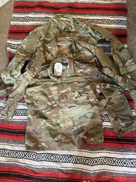 USAF MULTICAM OCP Combat Uniform Top Coat Jacket  LARGE REGULAR
