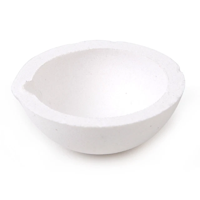 150g Quartz Silica Melt Crucible Dish Bowl Pot Casting for Gold Silver Platinum