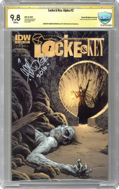 Locke y Llave Alpha #2G Wrightson Variante De CBCS 9.8 Ss Gabriel Rodriguez