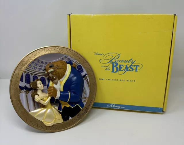 Disney's Beauty And The Beast Tale As Old As Time 3D Plate Limited Edition #2426