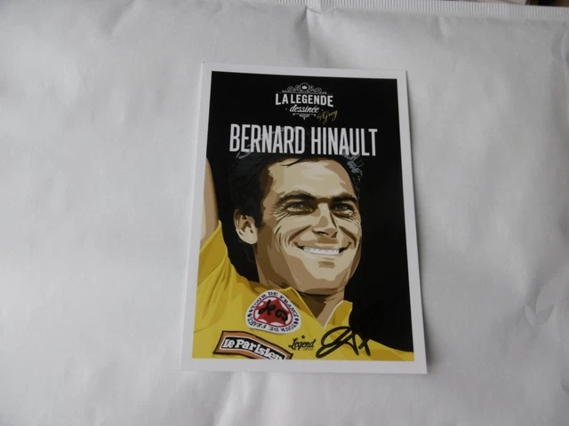 Lot De 4 Cartes Postales Cyclisme - Bernard HINAULT - Tour De France