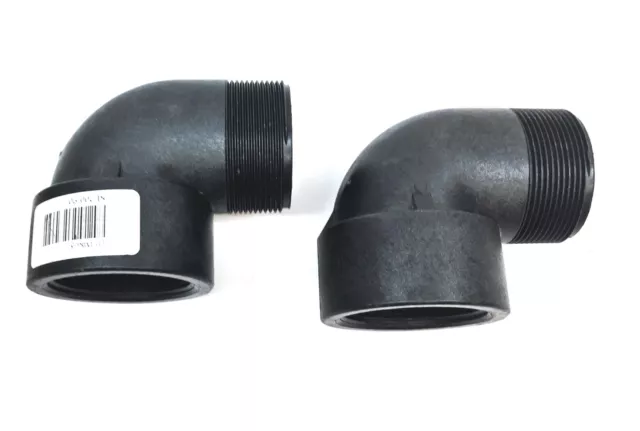 Banjo 2 Inch 90 Degree Polypropylene Street Elbow SL200-90 [Lot of 2] NOS