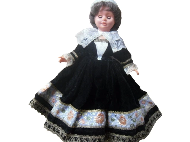 Poupée faite main - Veste en jean bleu foncé - Vêtements de poupée pour poupées de 30 cm (30 cm) - France