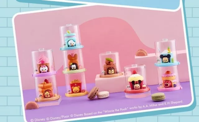 Disney Tsum Tsum Sweet Dessert House Series Confirmed Blind Box Figure TOY HOT！