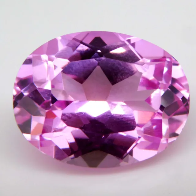 15.85 Ct Natural Sri Lankan Floral Pink Sapphire Oval Cut Certified AA+ Gemstone