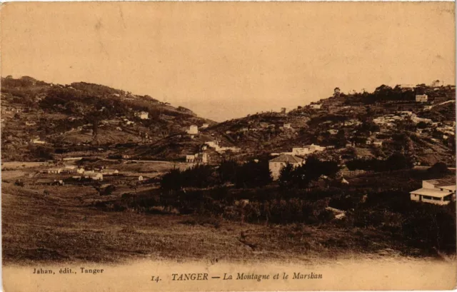 CPA AK TANGER La Montagne et le Marshan MAROC (796889)