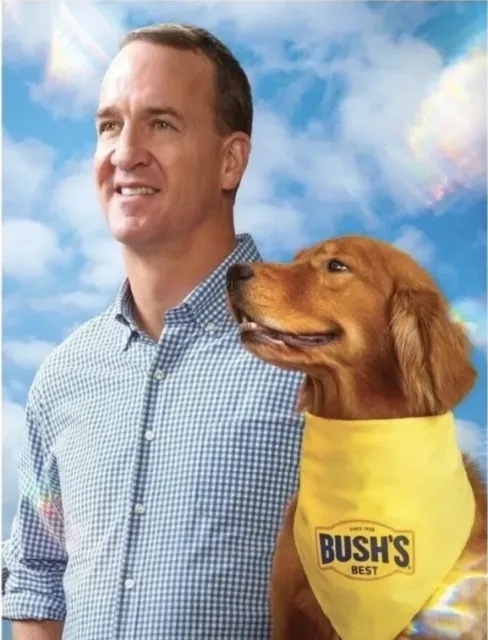 Peyton Manning and Duke Bush LIMITED edition Poster In Hand