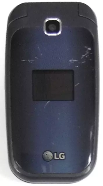 LG True B450 - Blue and Black ( T-Mobile ) Rare Cellular Flip Phone - No Back