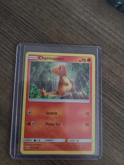 Pokemon CHARMANDER 18/147 COMMON  NM CARD  BURNING SHADOWS
