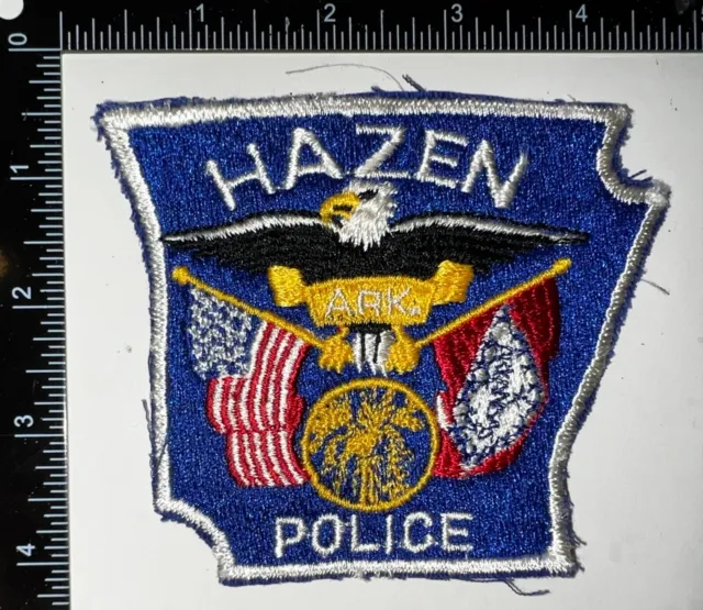 VINTAGE OBSOLETE Hazen Arkansas AR Police Patch