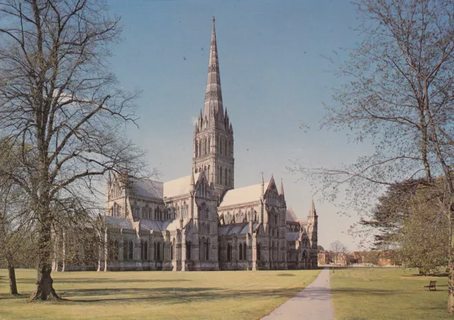 Alte Postkarte - Salisbury Cathedral, Wiltshire