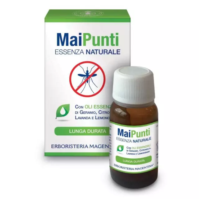 Erboristeria Magentina Mai Punti Essenza Naturale Antizanzare 10 Ml Oli