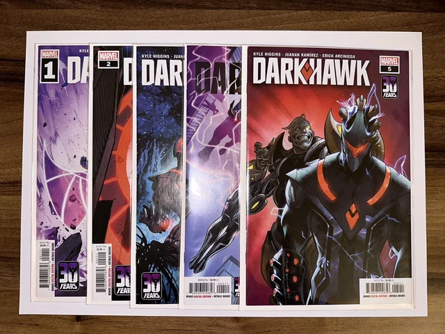 Darkhawk #1 - 5 (Marvel Comics) Set 1st Print Cover A 2022