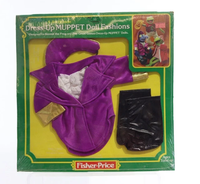 Fisher Price Muppet Pirate Gonzo Outfit Admiral of the Fleet NIP