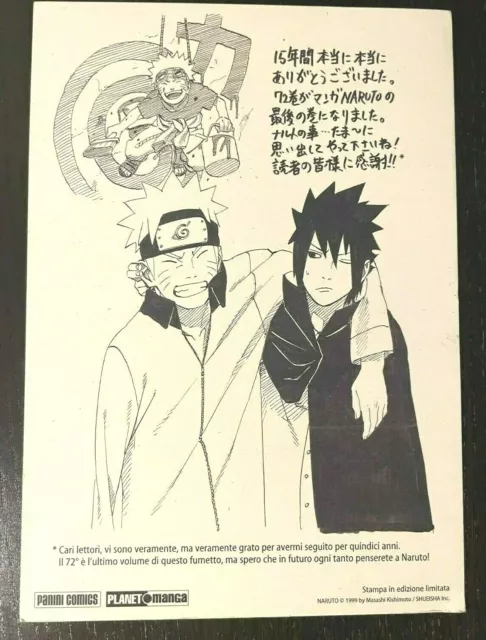 Stampa da NARUTO 72 (Planet Manga/Panini Comics) edizione limitata da collezione