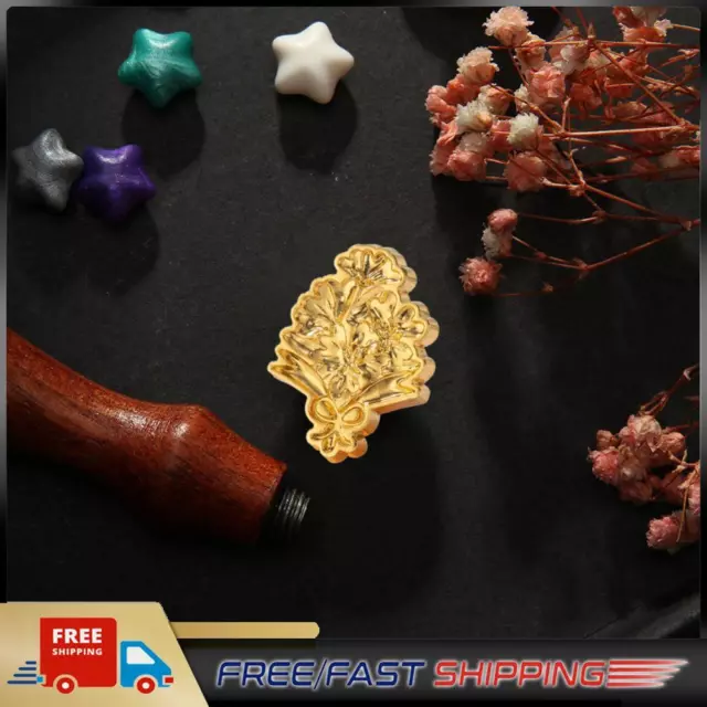 Special-shaped Fire Paint Head Retro 3D Relief Stamps Head for Wedding Card (F)