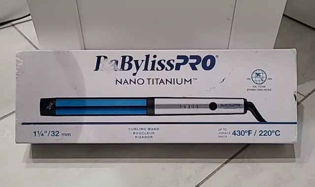 BabylissPRO: (1-1/4) inch Nano Titanium Professional Curling Wand