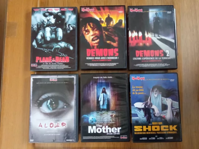 Sélection MAD MOVIES - lot de 6 Films HORREUR DVD