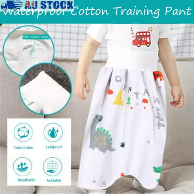 Fiber Toilet Training Pants Childrens Diaper Skirt Shorts Anti Bed