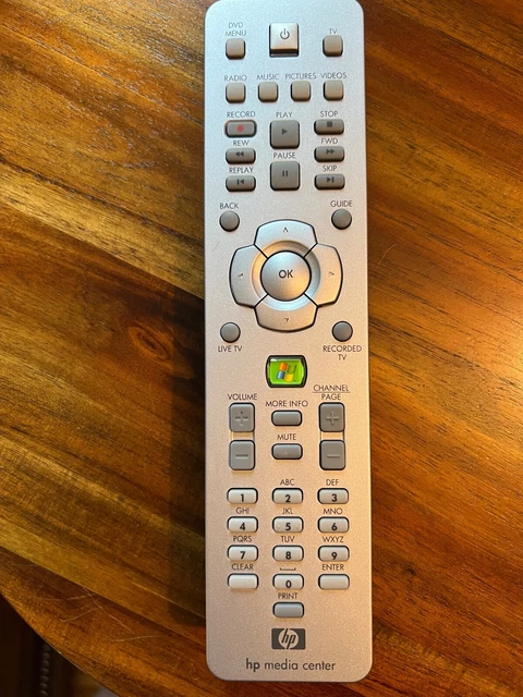 Genuine HP RC1314401/00 PC Media Center Desktop Remote Control OEM P/N 5187-4401