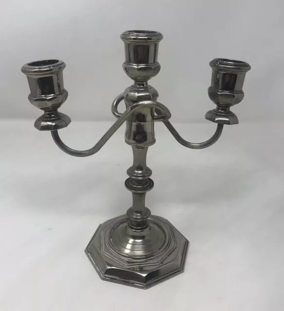 Grenadier Candelabra Small Silver Plated Vtg Dinner Tapered Candle GA