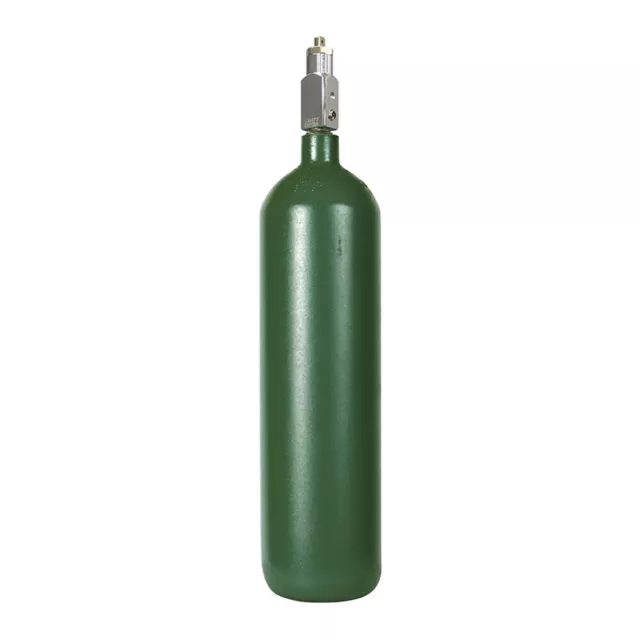 Reconditioned 14 Cu Ft Medical D Steel Oxygen Cylinder CGA870 DOT 3AA Stamped