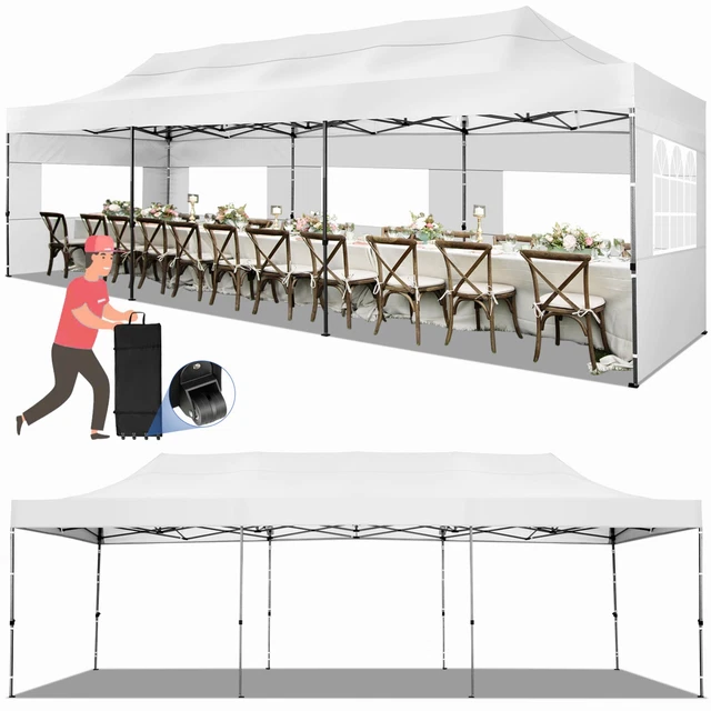3x9/3x6/3x3m Pavillon Partyzelt Zelt Faltpavillon Festzelt mit Rolltragetasche