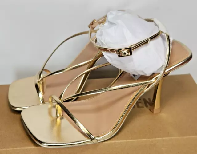 Size 8 - Steve Madden Annie Strappy Heel - Champagne Gold