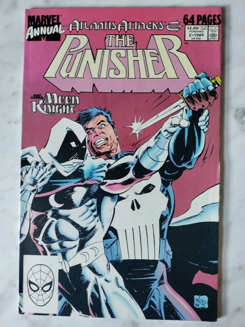 The Punisher Annual 2 Marvel 1989 Moon Knight
