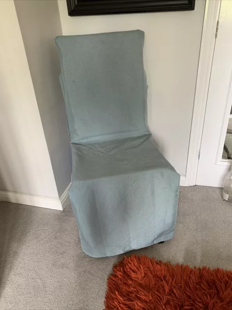 Duck egg blue dining chair covers cheap