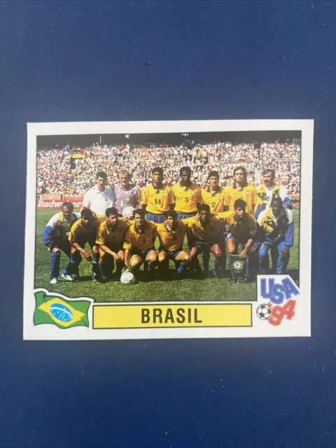 Panini - FIFA World Cup - USA 94 - National Team Photo - Brasil - # 105
