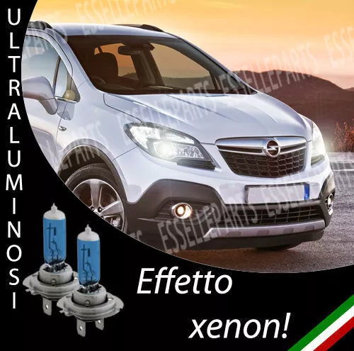 Coppia Lampade H7 Specifiche Per Opel Mokka Effetto Xenon Ultraluminosi