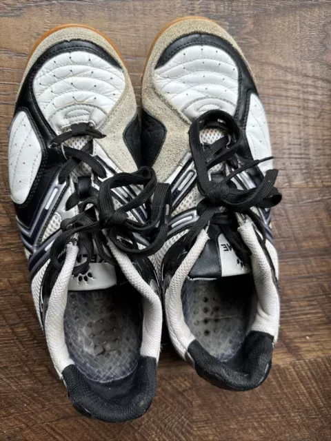 KELME SOCCER SHOES Black White made with Kangaroo leather. 32.00 PicClick