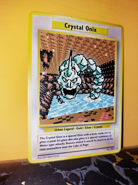 POKEMON CRYSTAL ONIX Urban Legend Card ENG 17.30 - PicClick UK