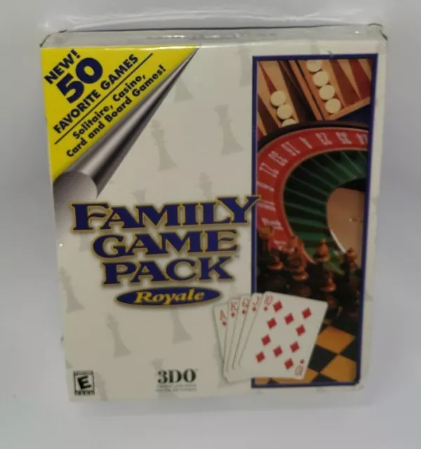 Family Game Pack Royale Greatest Hits 3DO PC CD ROM Complete Version - SEALED!!