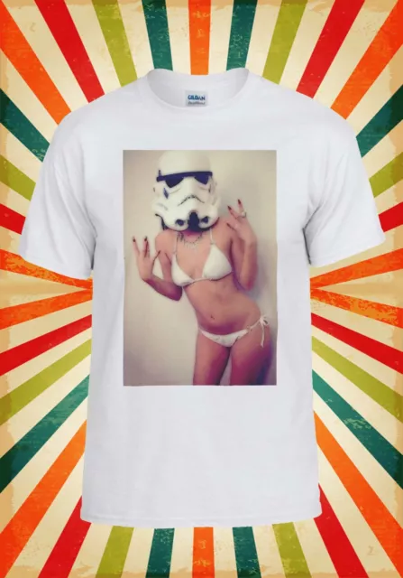 Stormtrooper Sexy Girl Naked Cool Men Women Vest Tank Top Unisex T Shirt 798