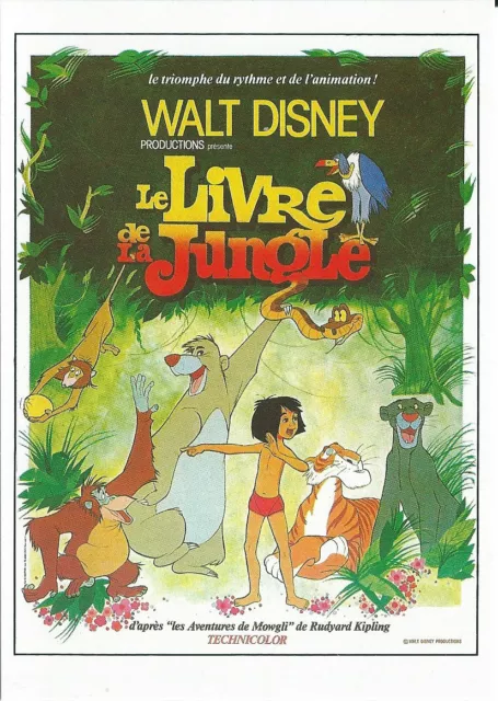 CPM - Disney carte postale - LE LIVRE DE LA JUNGLE  - Postcard